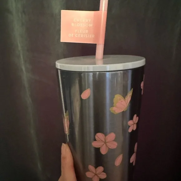 Starbucks Cherry Blossom Stainless Steel Tumbler - Picture 3 of 4